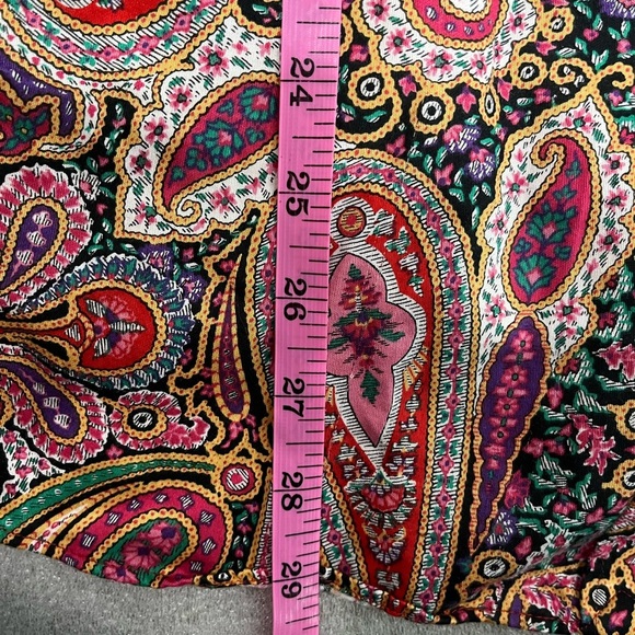 [2XL]CHAPS No-Iron Pink Paisley Button Shirt WMN - Picture 6 of 10